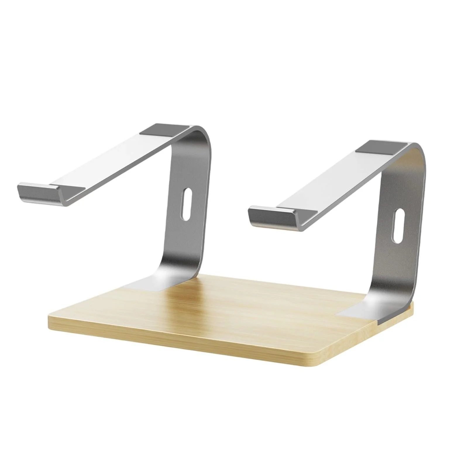 Подставка для ноутбука Регулируемая Металлическая Эргономичная Алюминий Дерево, фото №1 Подставка для ноутбука Регулируемая Металлическая Эргономичная Алюминий Дерево, фото №1