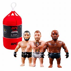 Фигурка UFC Боксерский мешок 7,5 см + Сюрприз Боевой набор с аксессуарами и основой для клетки - Фото 1