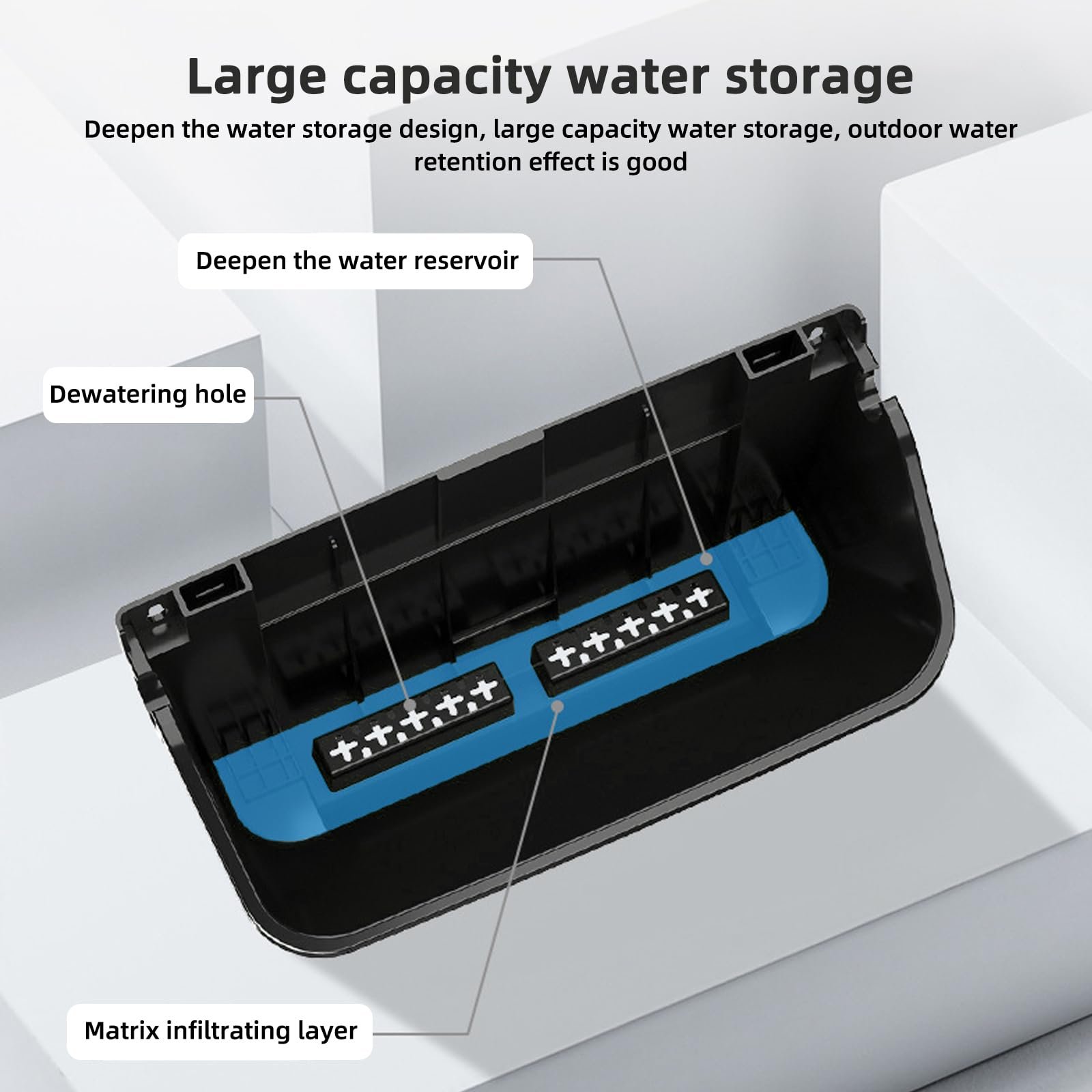 Вертикальний настінний органайзер для рослин TWSOUL 18 кишень Набір 18 шт. Чорний, фото №5