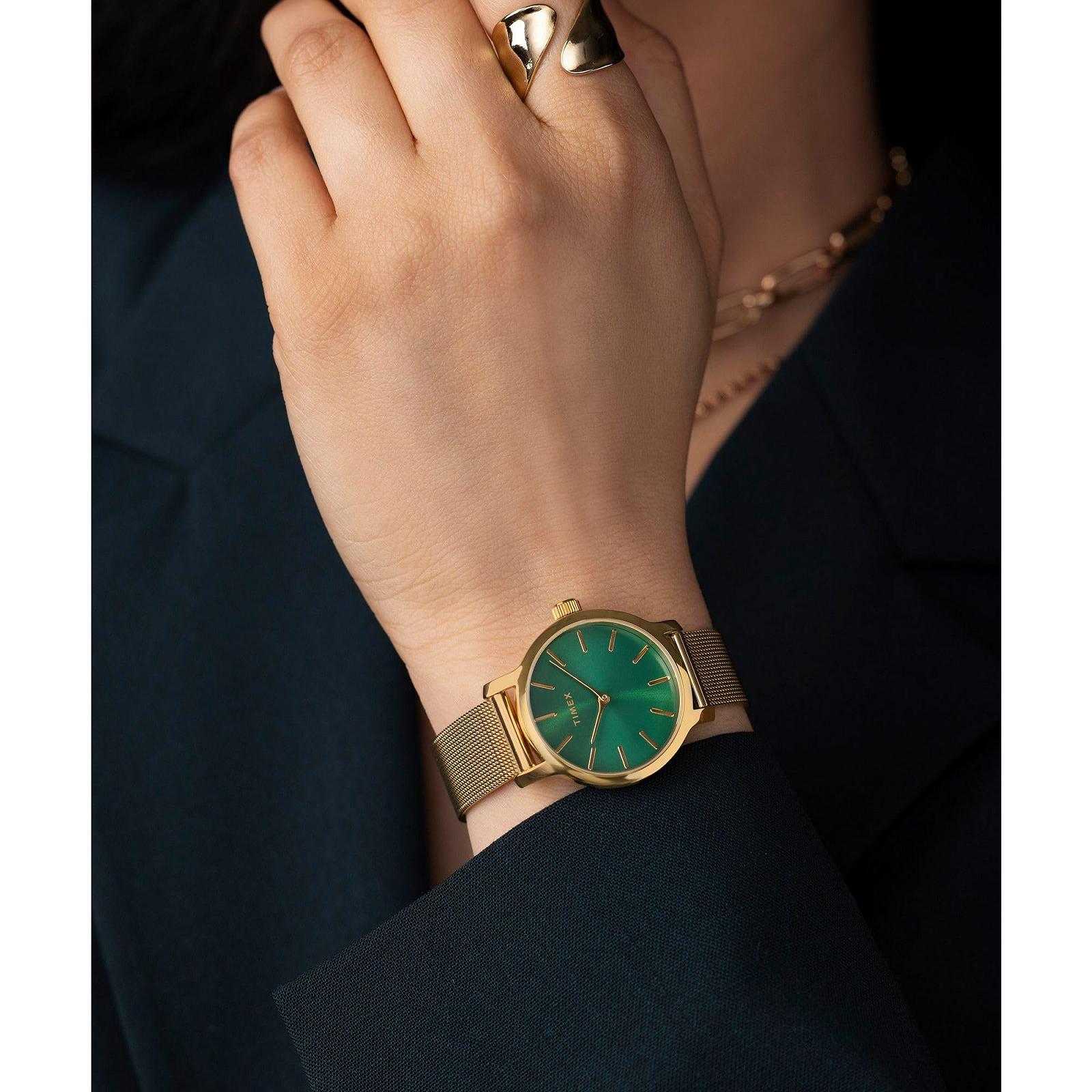 Женские часы Timex TW2W87300, зеленый, фото №8 Женские часы Timex TW2W87300, зеленый, фото №8