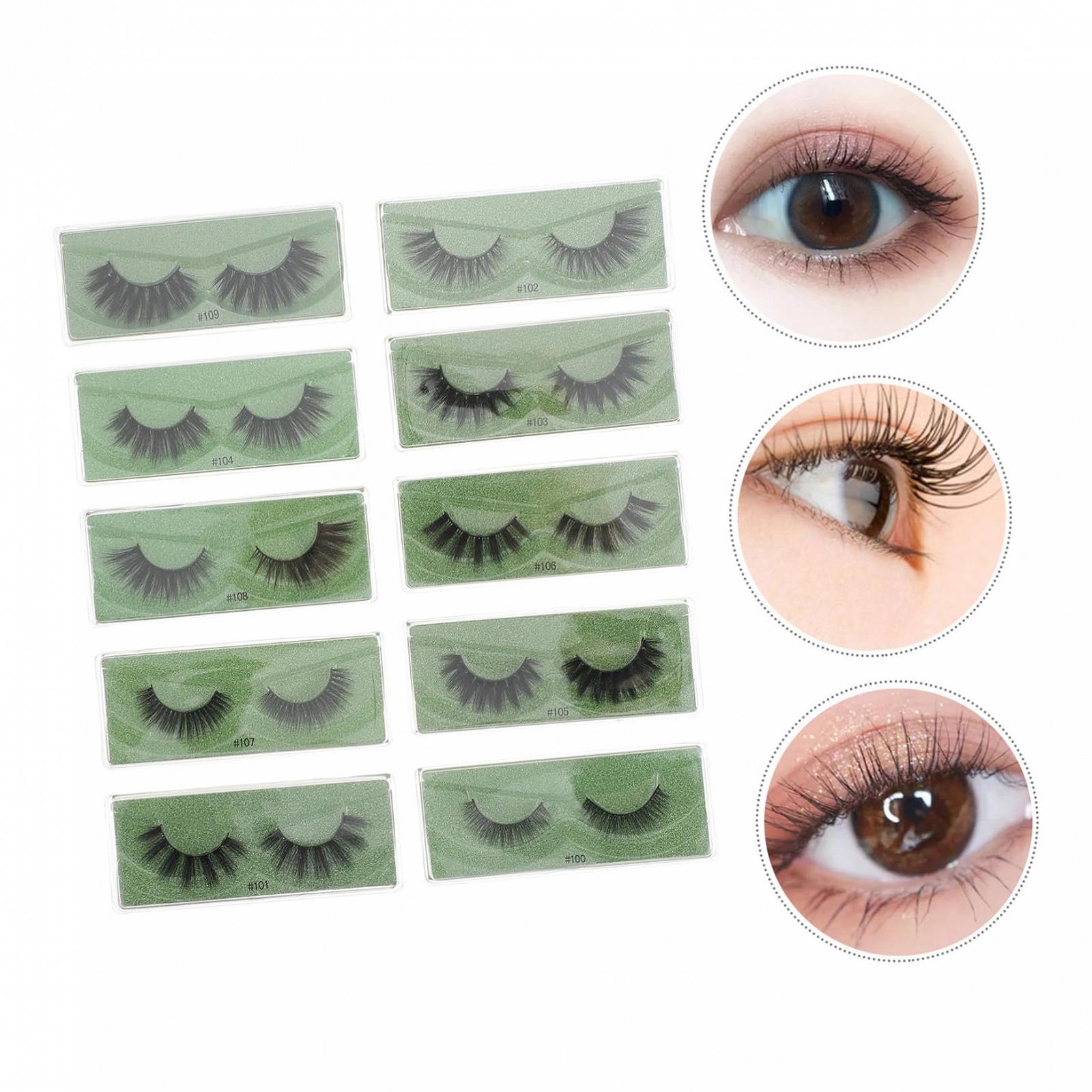 10 пар фальшиві вії Кучеряві Змішані, фото №7