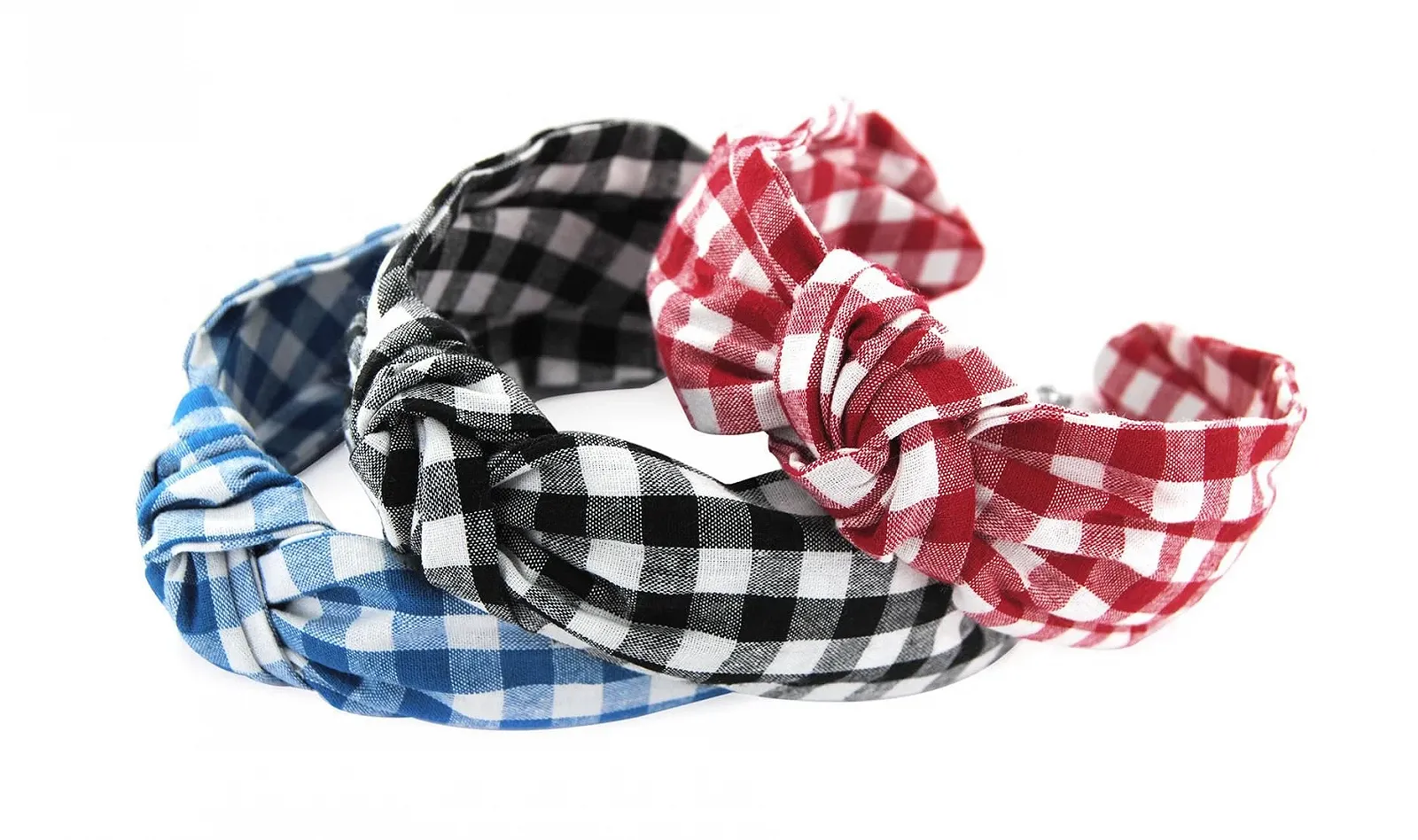 Вінтажний обруч для волосся в клітинку axy, фото №5