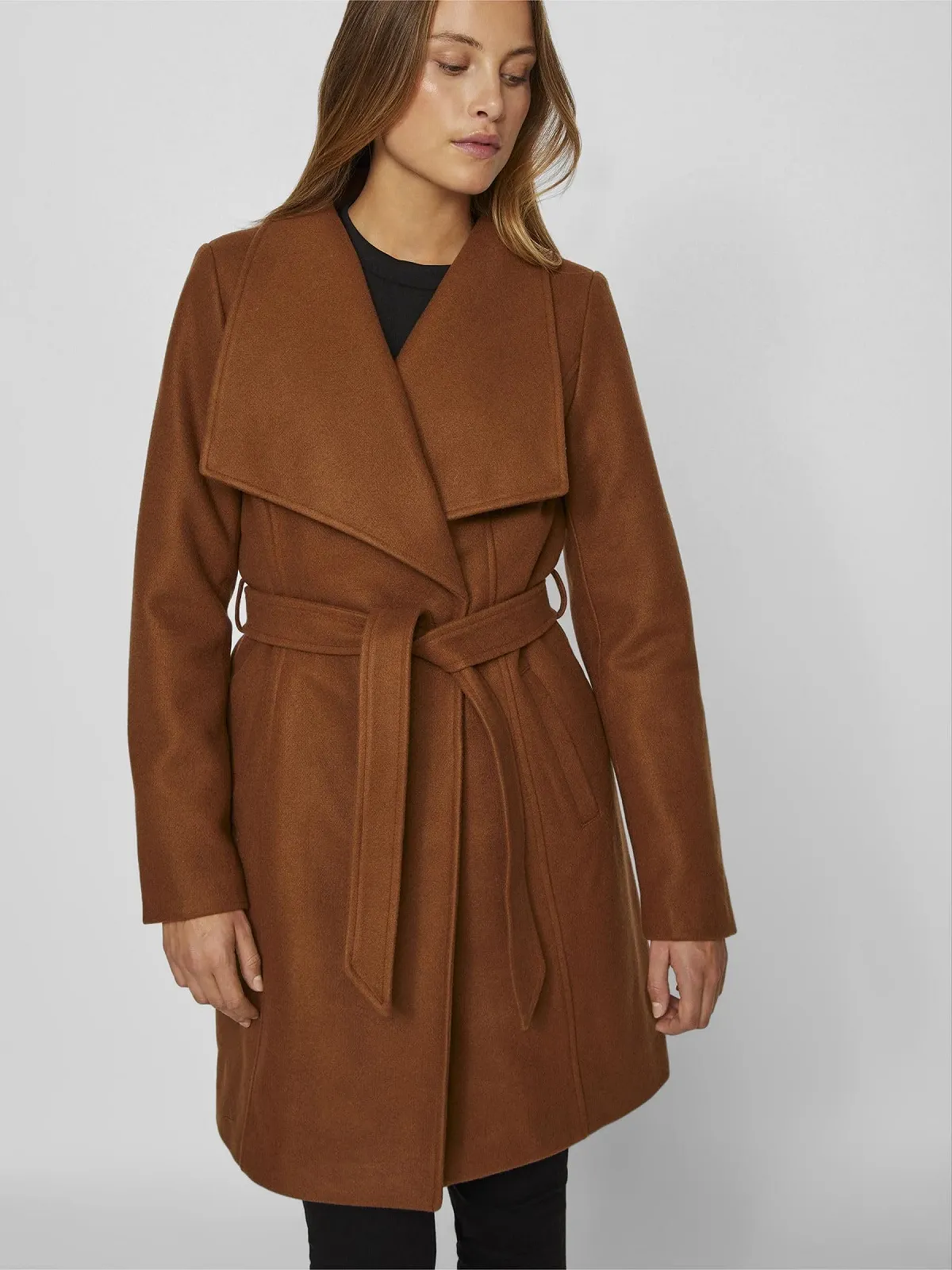 Пальто Vila С поясом, фото №7