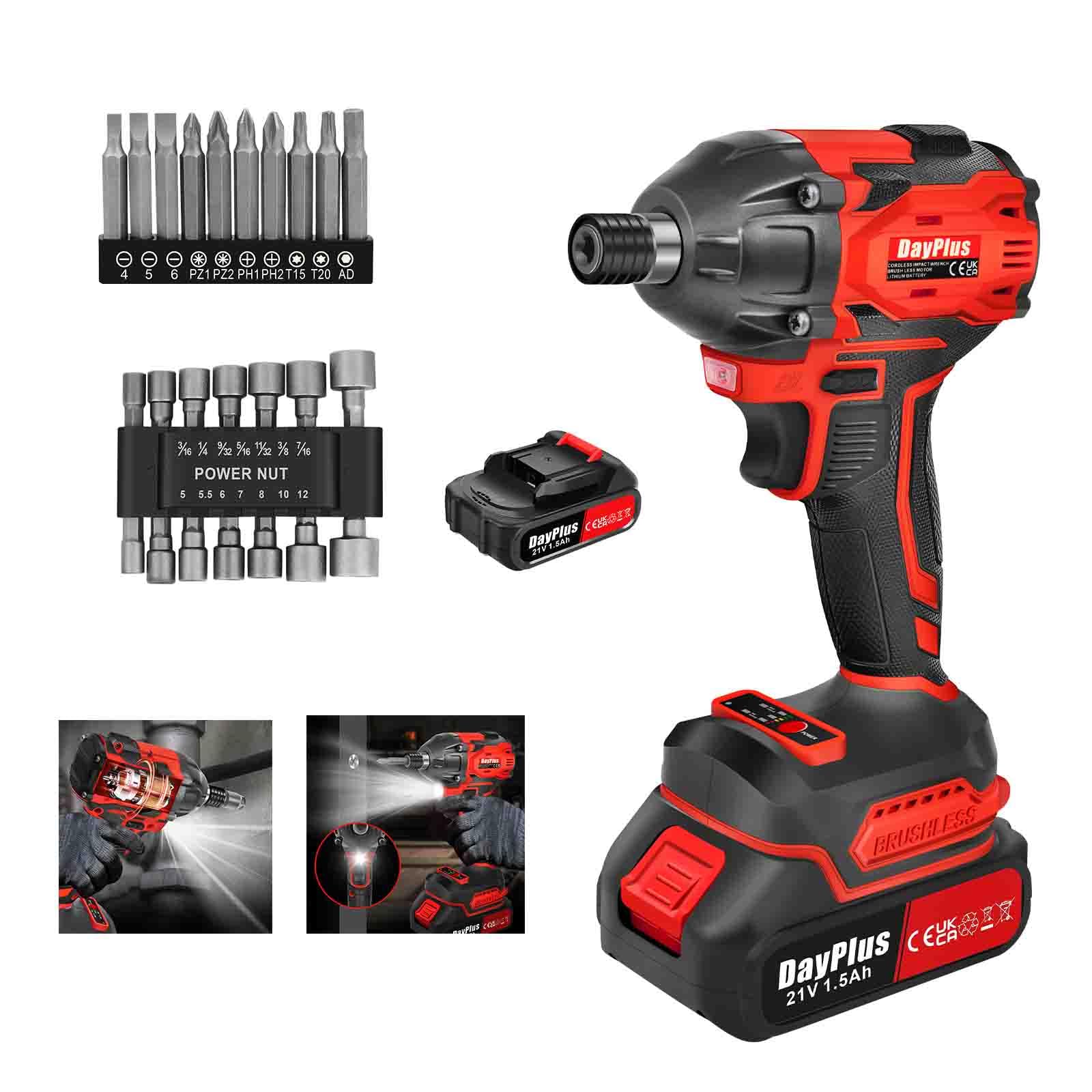 Дрель-шуруповерт беспроводной 21 V, фото №1