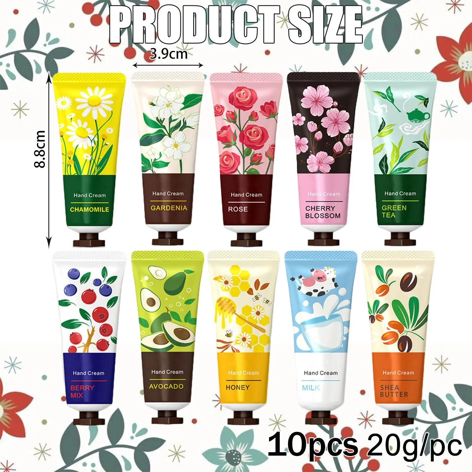 Крем для рук Набір Міні-крем для рук 10 штук Зволожуючий, фото №2