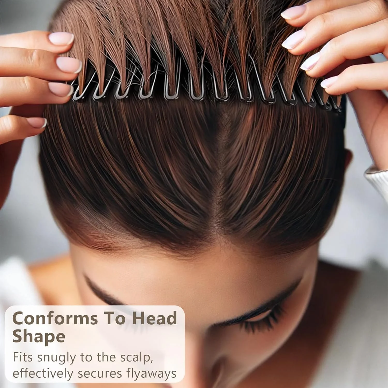 Обруч-гребешок эластичный, фото №7 Обруч-гребешок эластичный, фото №7