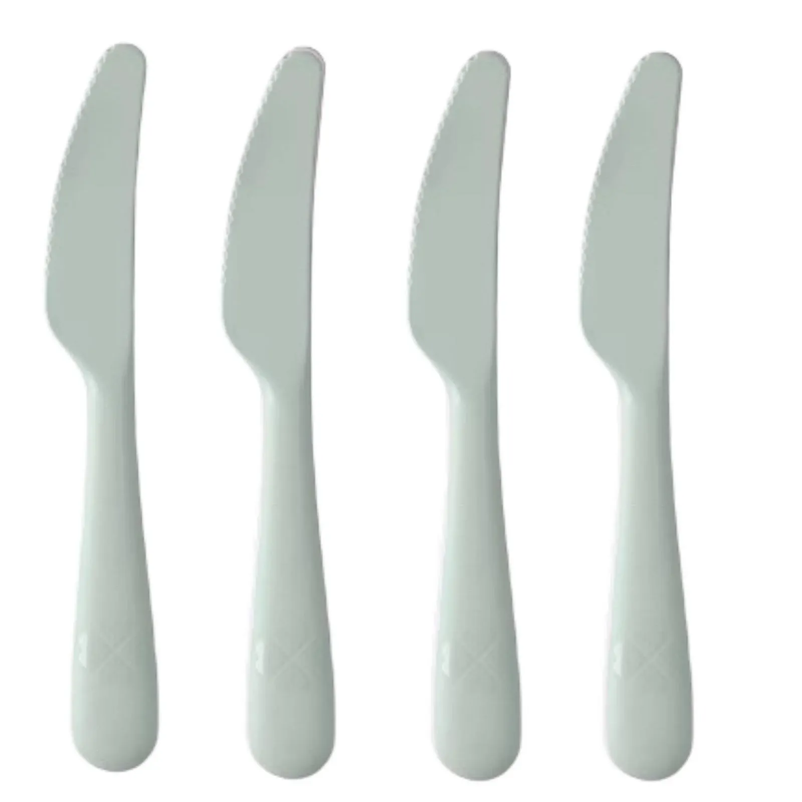 Набір столових приборів Дитячий IKEA KALAS 4 шт Зелені ножі Без BPA, фото №1