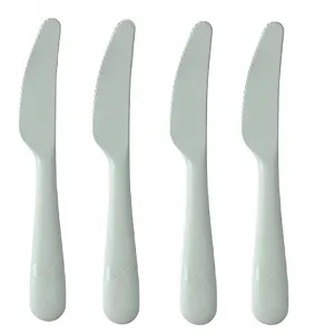 Набір столових приборів Дитячий IKEA KALAS 4 шт Зелені ножі Без BPA - Фото 1