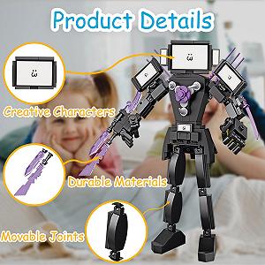 Игрушка-конструктор Gensly 365 элементов Skibidi synthetic.ua - Фото 1