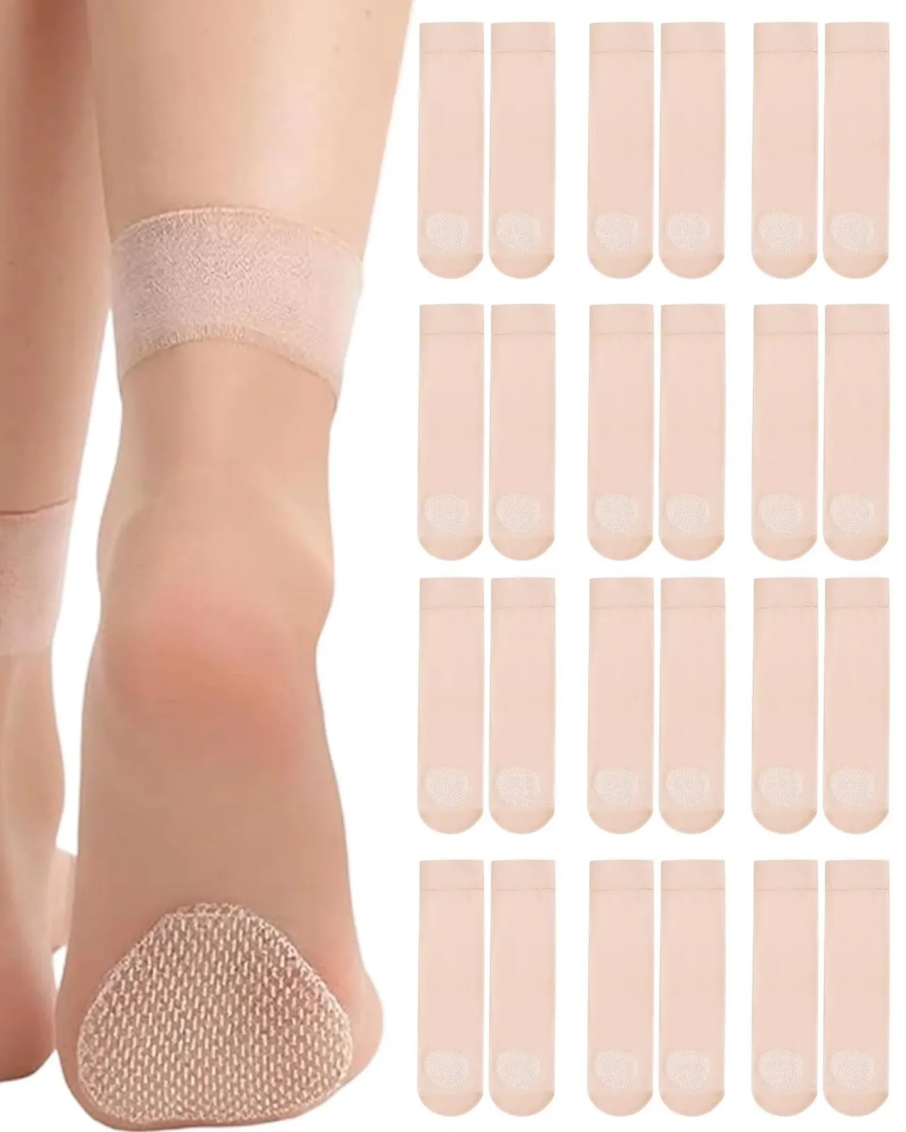 Шкарпетки Нейлонові Жіночі Тонкі Прозорі Шовкові 12 пар, фото №1