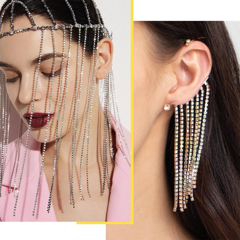 Ланцюжок зі стразами для нігтів 10 ярдів Срібна стрічка зі стразами 3 мм Блискучий, фото №2