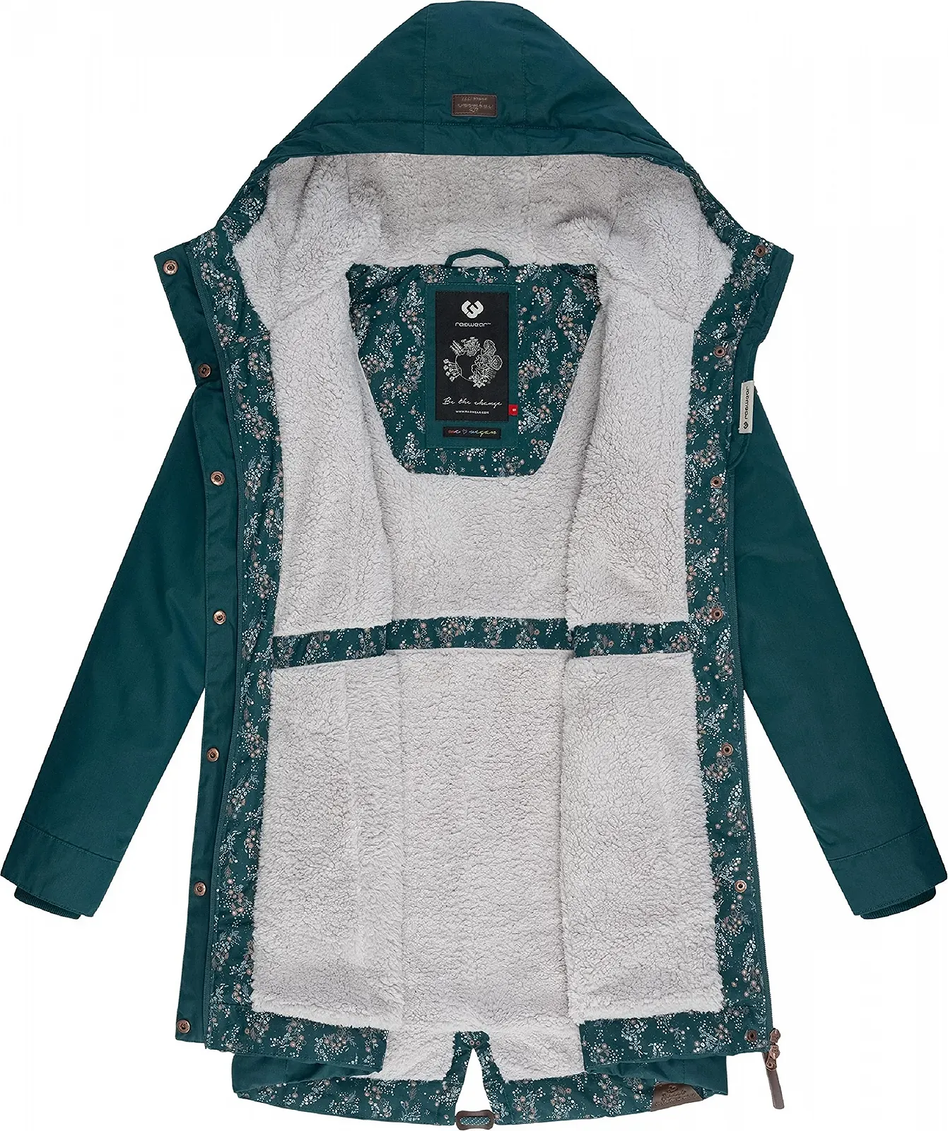 Пальто зимнее Ragwear Canny Женское Длинное с капюшоном, фото №5