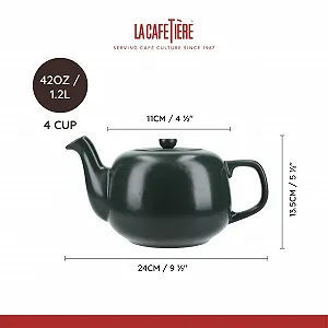 Чайник-заварник La Cafetiière Classic Традиционный Зеленый 1.2 литра synthetic.ua - Фото 1