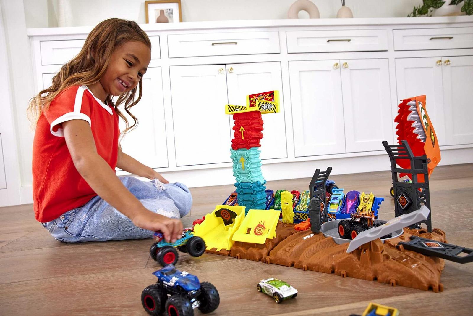 Ігровий набір Hot Wheels Monster Trucks Arena Smashers Semi Finals, фото №2 Ігровий набір Hot Wheels Monster Trucks Arena Smashers Semi Finals, фото №2