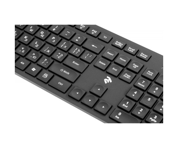 Комплект клавіатура миша 2E MK420 WL Black (2E-MK420WB), фото №4