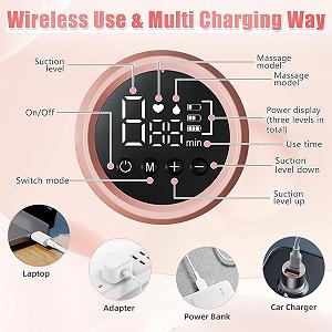 Электрический Молокоотсос Anluomania Портативный Двойной 3 Режима 9 Уровней LED synthetic.ua - Фото 1