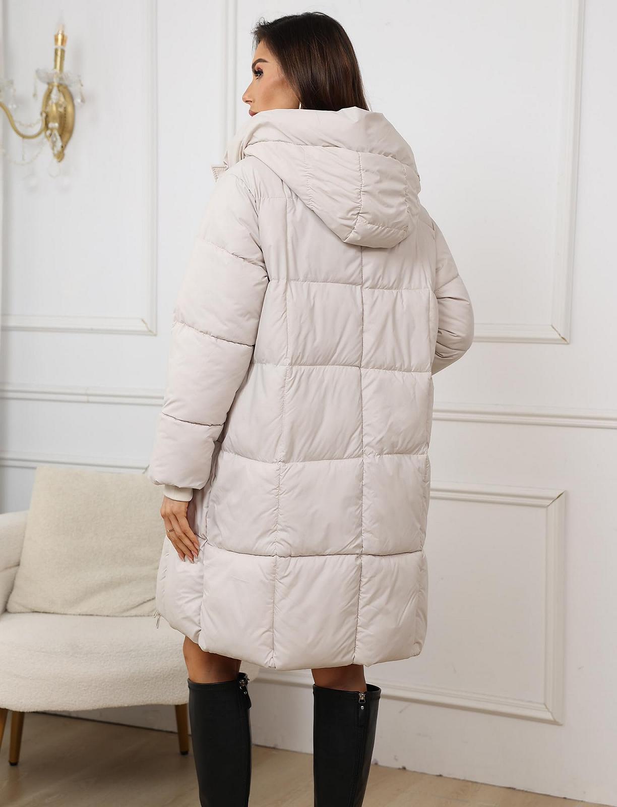 Пальто FEOYA Зима 2024 Довге Тепле На стьобаній підкладці, фото №2 Пальто FEOYA Зима 2024 Довге Тепле На стьобаній підкладці, фото №2