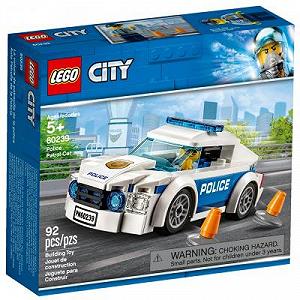 Конструктор LEGO City Автомобиль полицейского патруля 92 детали 60239 - Фото 1