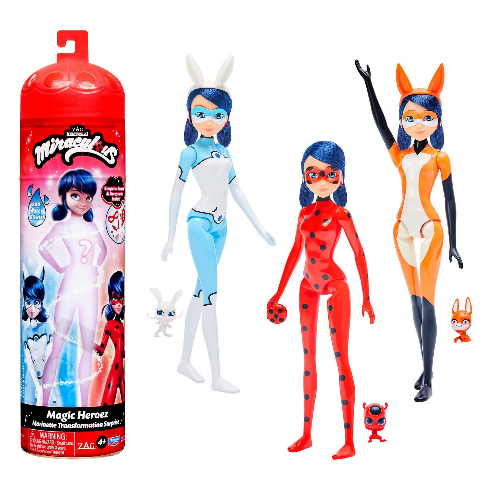 Лялька Miraculous: Ladybird and Black Cat Time to Transform Marinette, фото №4