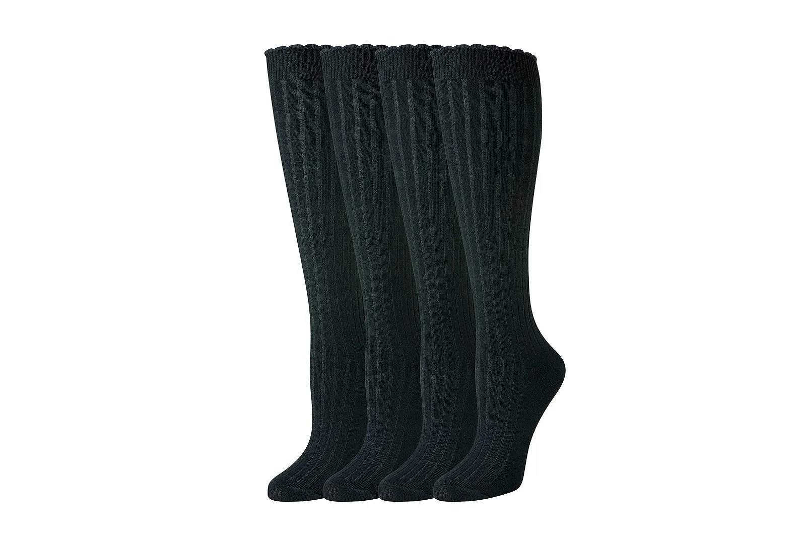 Высокие носки Amazon Essentials Хлопок Повседневные Женские 4 пары, фото №1