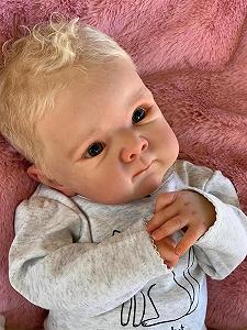 Лялька Zero pam Reborn Baby Boy 45 см Силіконова лялька з блондином synthetic.ua - Фото 1