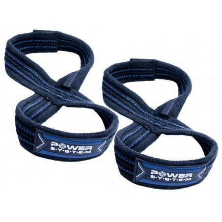 Лямки для тяги вісмірка Power System PS-3405 Figure 8 Black/Blue L/XL, фото №1 Лямки для тяги вісмірка Power System PS-3405 Figure 8 Black/Blue L/XL, фото №1