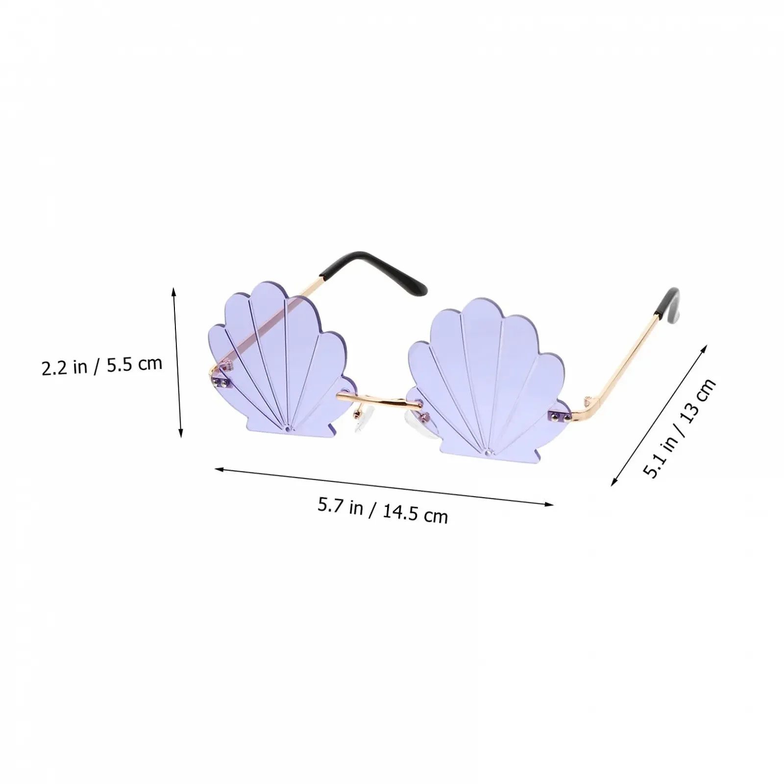 Сонцезахисні окуляри PACKOVE з мушлеподібним візерунком, фото №2