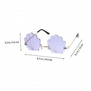 Сонцезахисні окуляри PACKOVE з мушлеподібним візерунком synthetic.ua - Фото 1