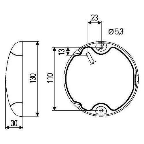 Фонарь задний HELLA 2SB 959 821-601 для DAF SCANIA GOLDHOFER TEREX SANY, левый, фото №3