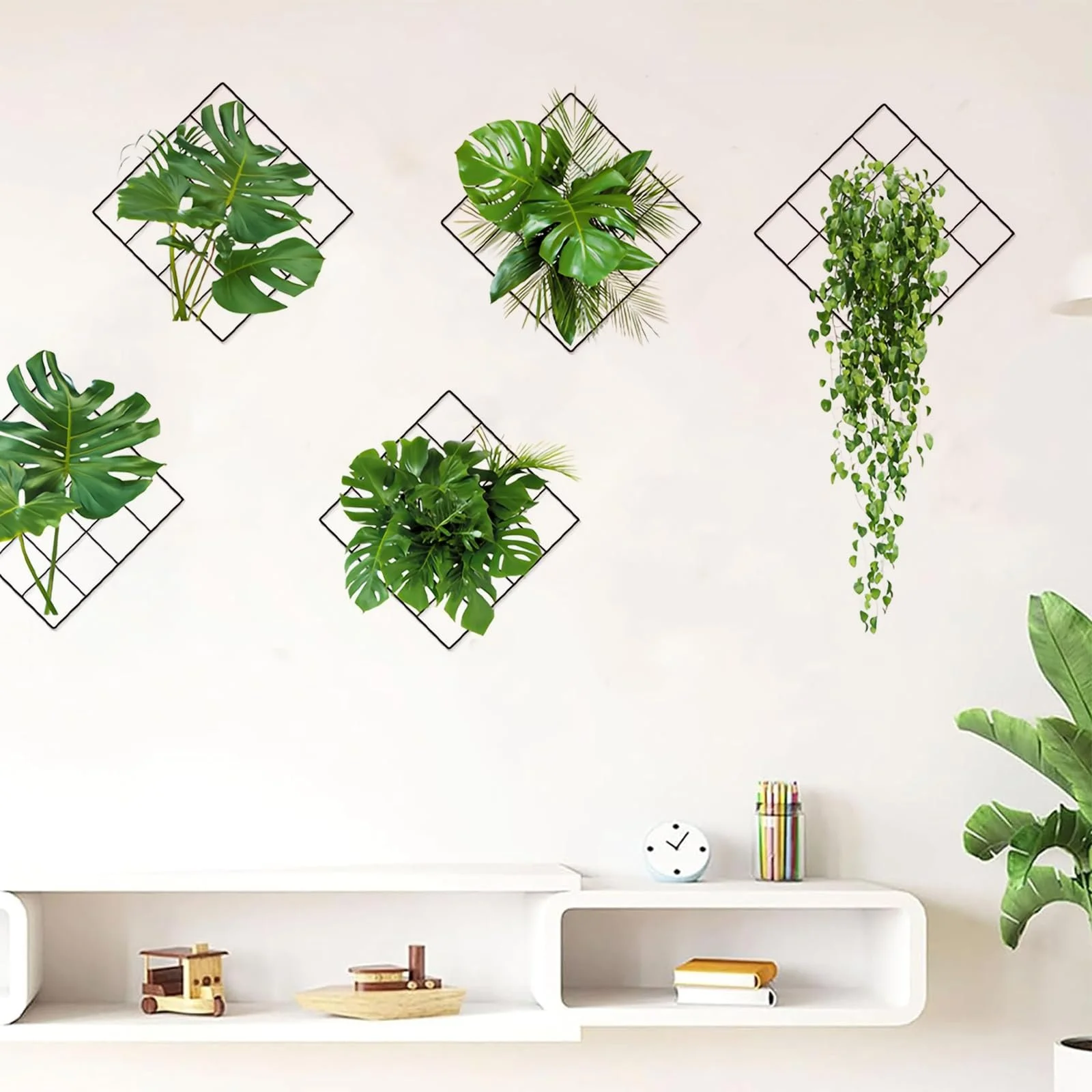 Наклейки на стіну Plants PVC 2 шт. 3D-ефект 6 дизайнів, фото №7