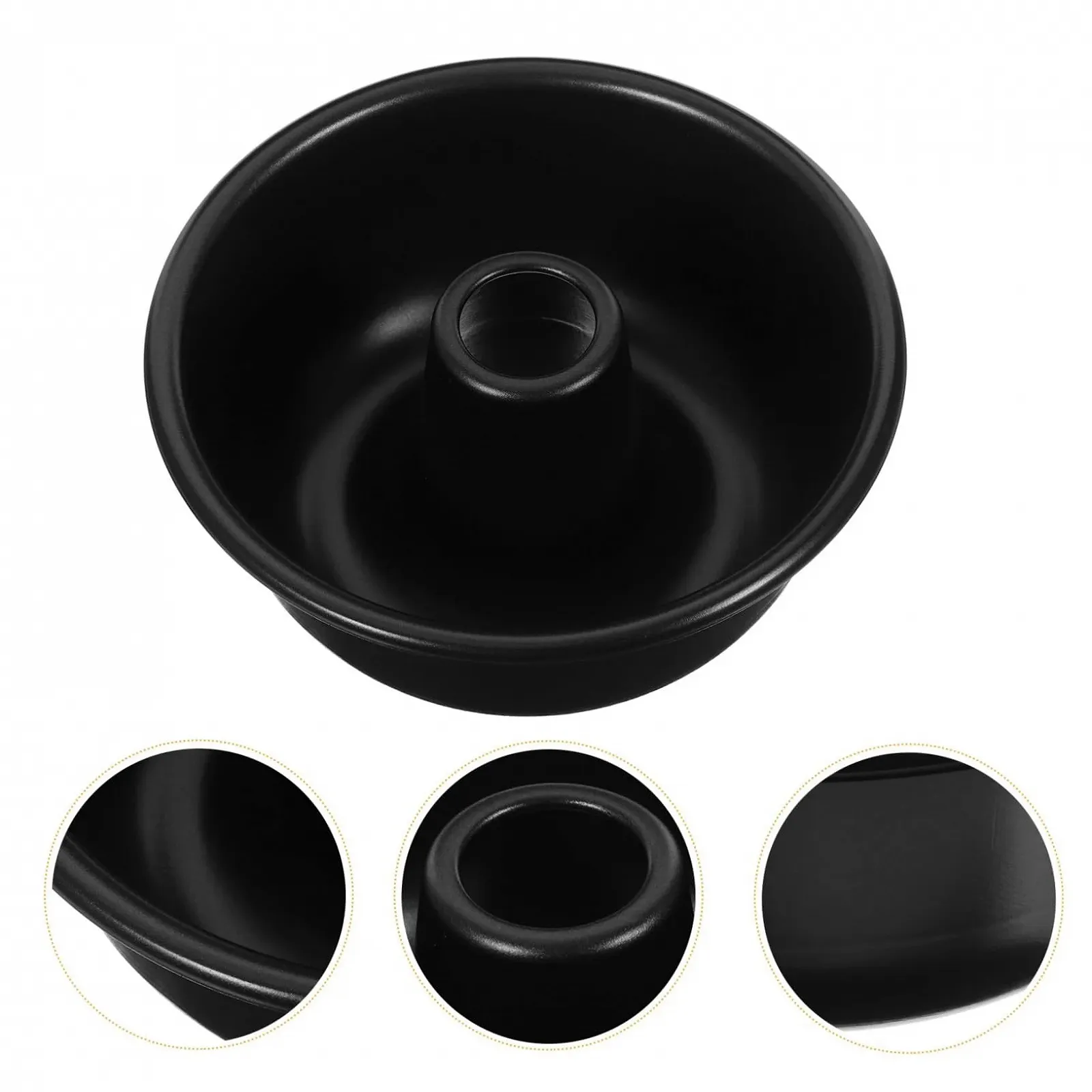 Форма для кекса Gatuida 5.62 x 5.62 x 2.16 дюймов алюминиевая антипригарная с отверстием, фото №3