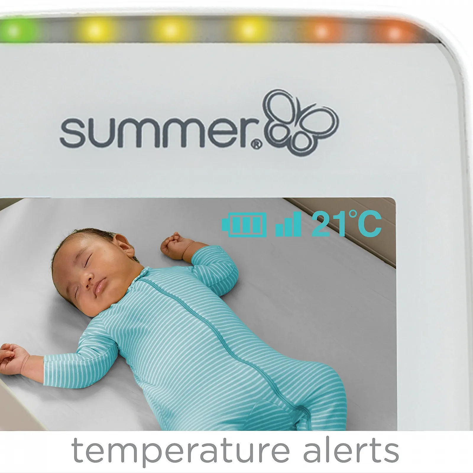 Цифрова відеоняня Summer Infant Sure Sight 2.0 2.4 дюйма LCD Night Vision Temperature Display, фото №4