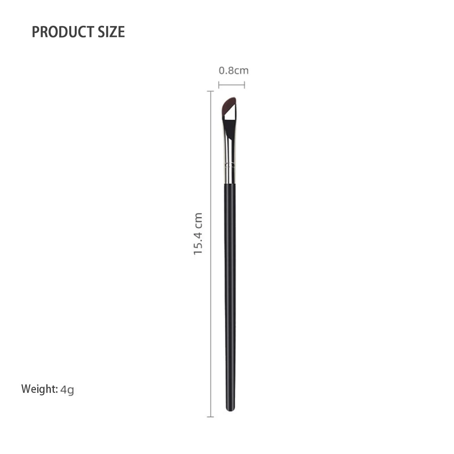 Пензлі Ksvsonrvi Sickle Eyeliner Ultra Thin Slanted Flat Angle, фото №5