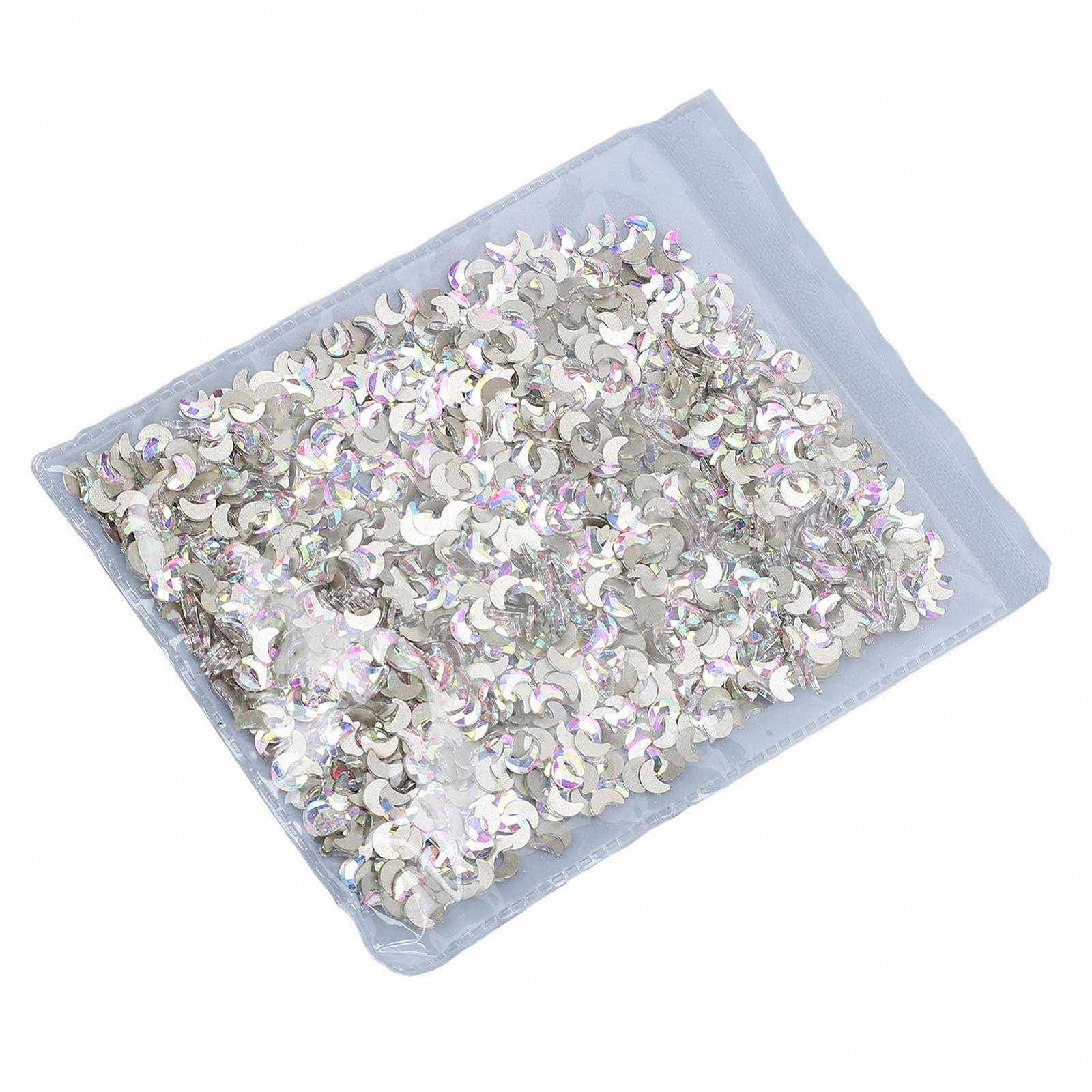 Прикраса для нігтів Flatback, страз у формі півмісяця, фото №8