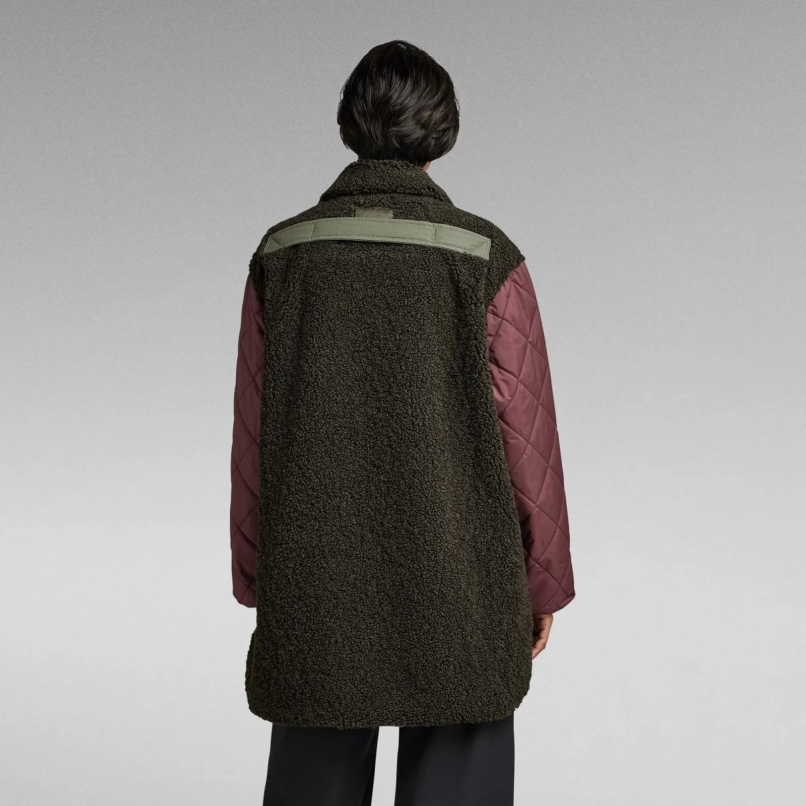 Жіноча куртка G‑Star Teddy Mix Jacket Oversized - S, фото №3