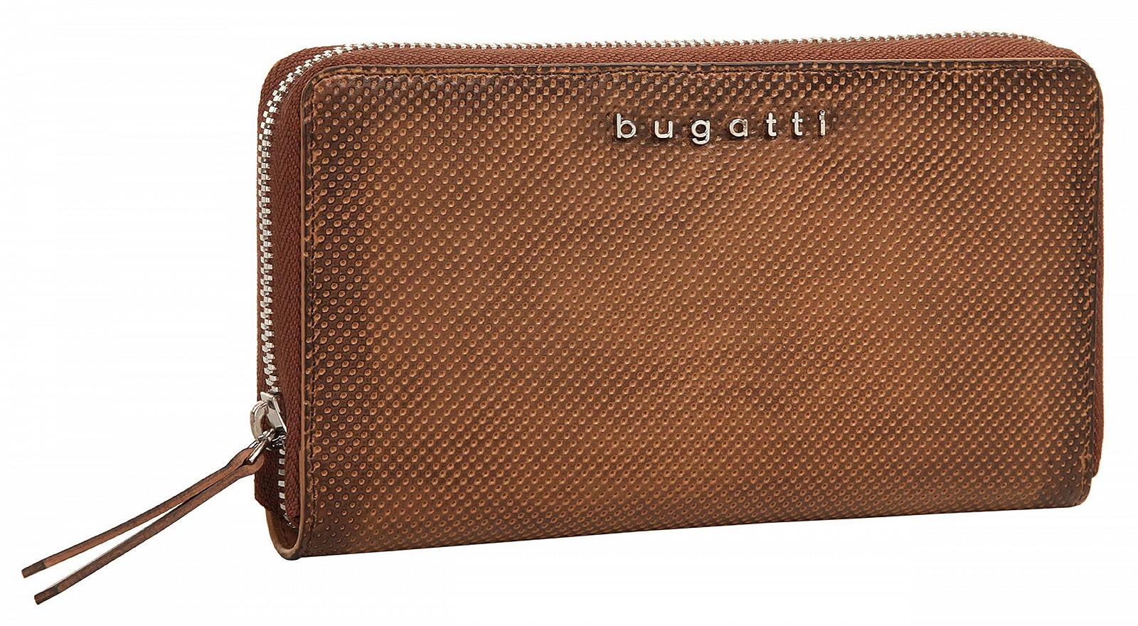 Кошелек Bugatti Perfo Большой Женский Кожаный, Женский Кожаный Кошелек, Женский Кошелек, Большой, Коричневый, коричневый, фото №2