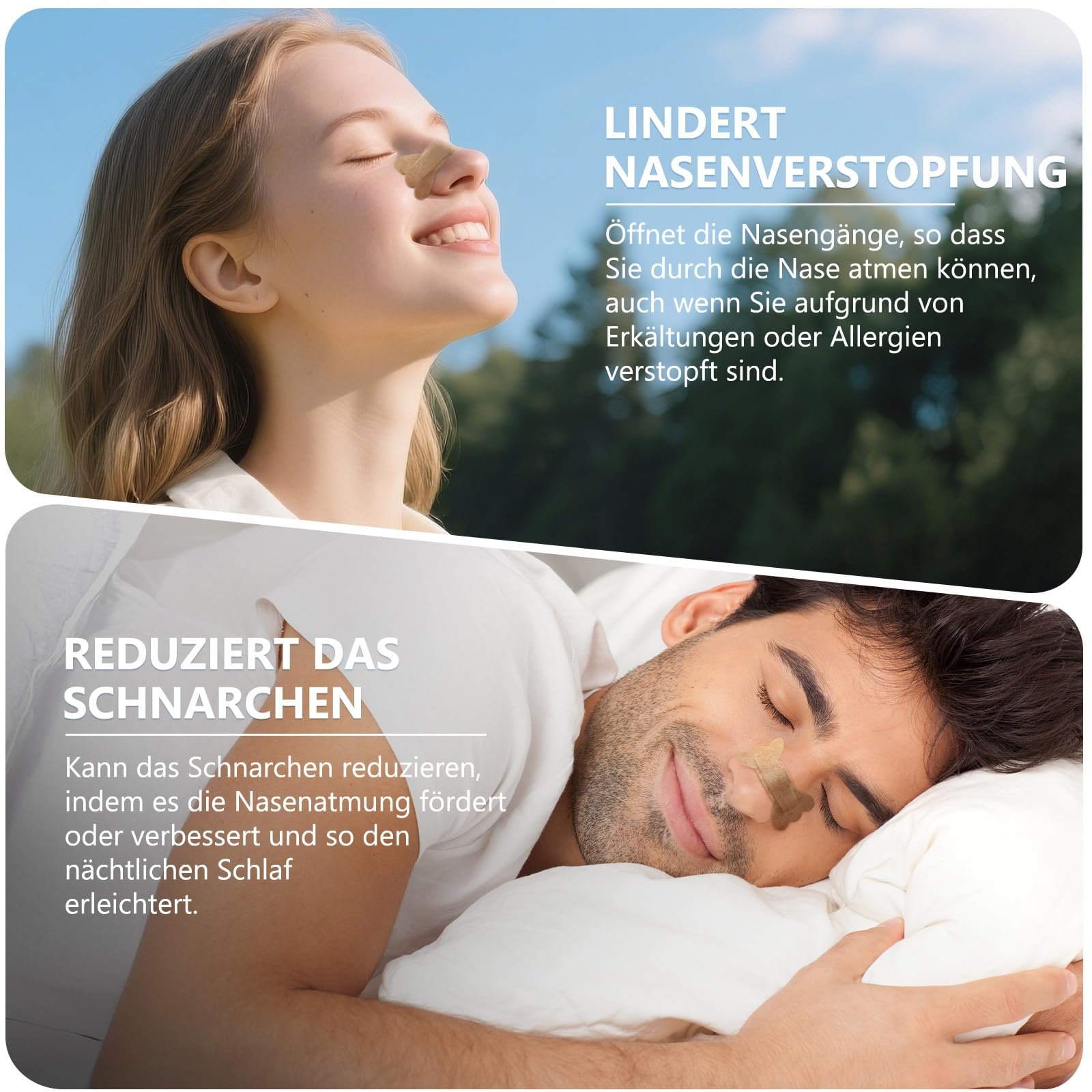 Назальні смужки NoName Проти Хропіння 50 шт, фото №4