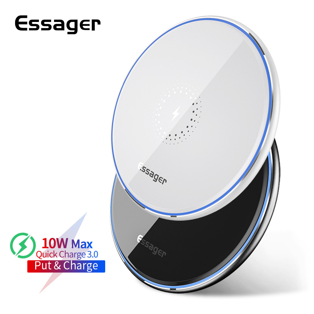 Беспроводное зарядное устройство ESSAGER Charge Wireless white PS, фото №2 Беспроводное зарядное устройство ESSAGER Charge Wireless white PS, фото №2