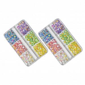 Аксессуары для ногтей 2 коробки, маленькие бриллианты для ногтей, украшения для ногтей, красивые ногти, DIY аксессуары для маникюра, DIY украшения, DIY бриллианты для маникюра, смола - Фото 1