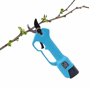 Електричний секатор SK5 сталь, нейлон, літієва батарея, безщітковий двигун, діаметр різу 25 мм, блакитний - Фото 1