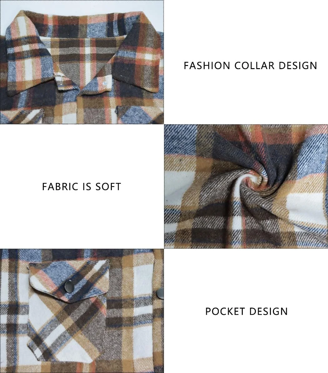 Жіноче пальто Rayson Довге елегантне в клітинку Зимове тепле на ґудзиках Довгий рукав, фото №4