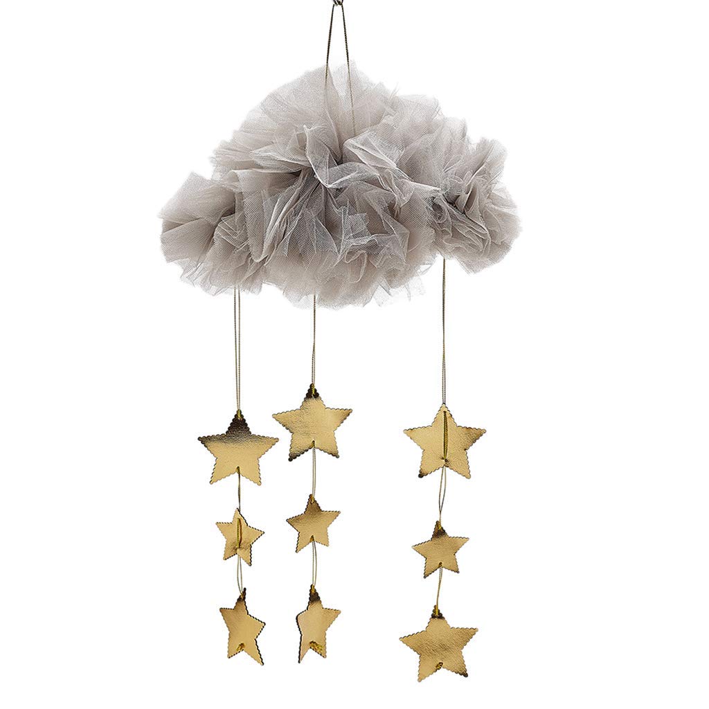Підвісна прикраса Tubayia Cloud Star Baby Bed Mobile Nursery Photo Props, фото №2