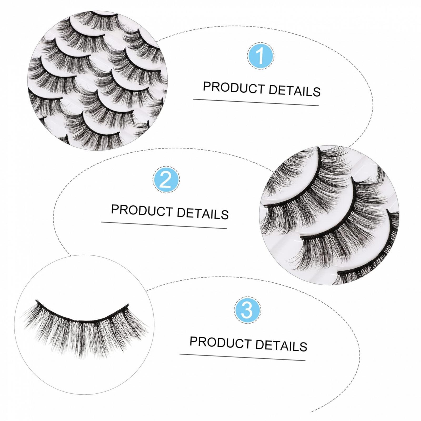 Вії Angoily 2 Кисті 5D натуральні з хімічного волокна, фото №6