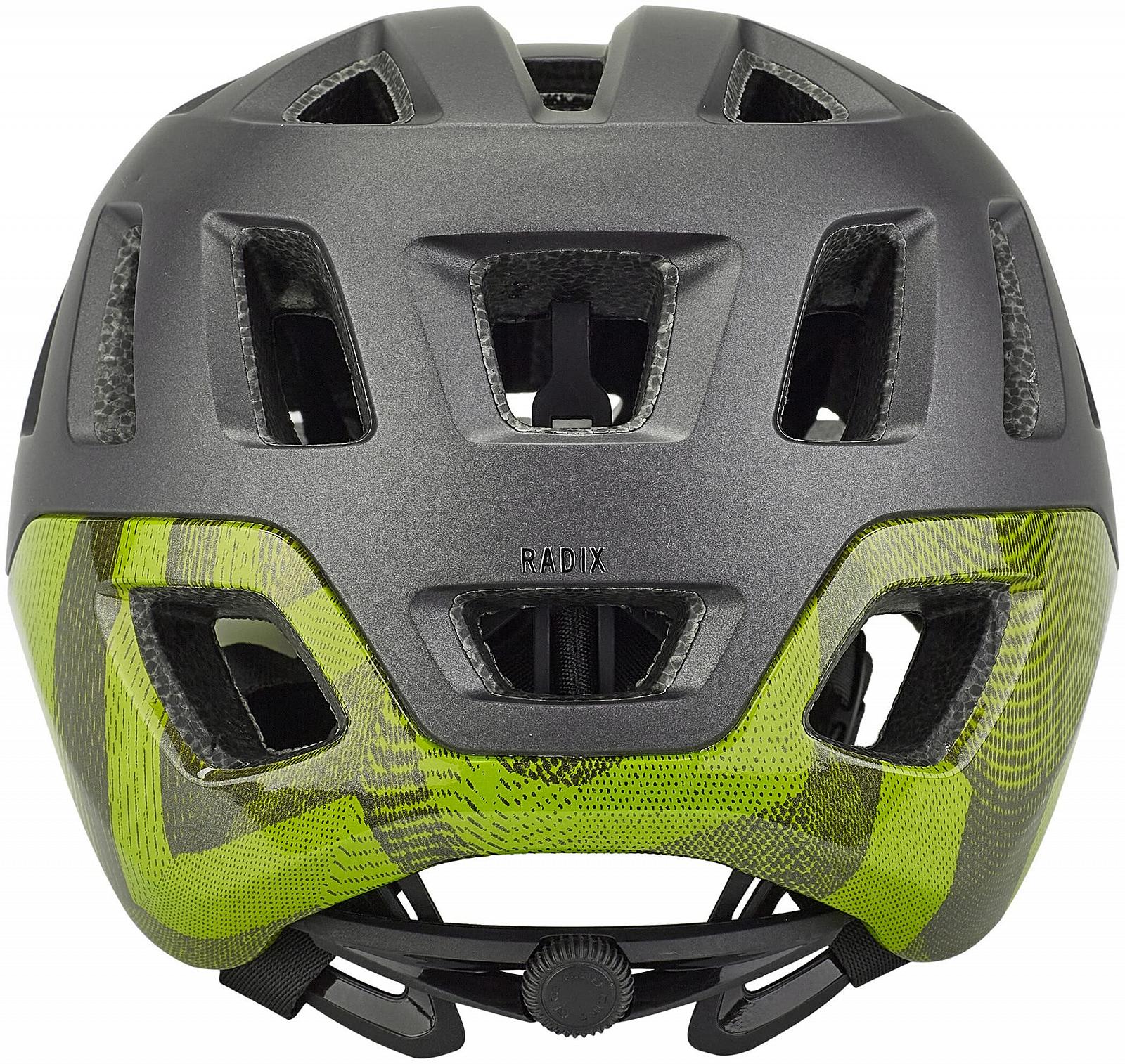 Шлем Giro Radix mat metallic black/ano lime M, фото №5