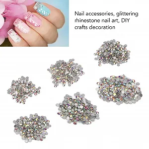 Стразы для ногтей, AB-кристалл, набор страз, блестки для рукоделия, дизайн ногтей, шармы, украшения, декор, рукоделие, одежда synthetic.ua - Фото 1