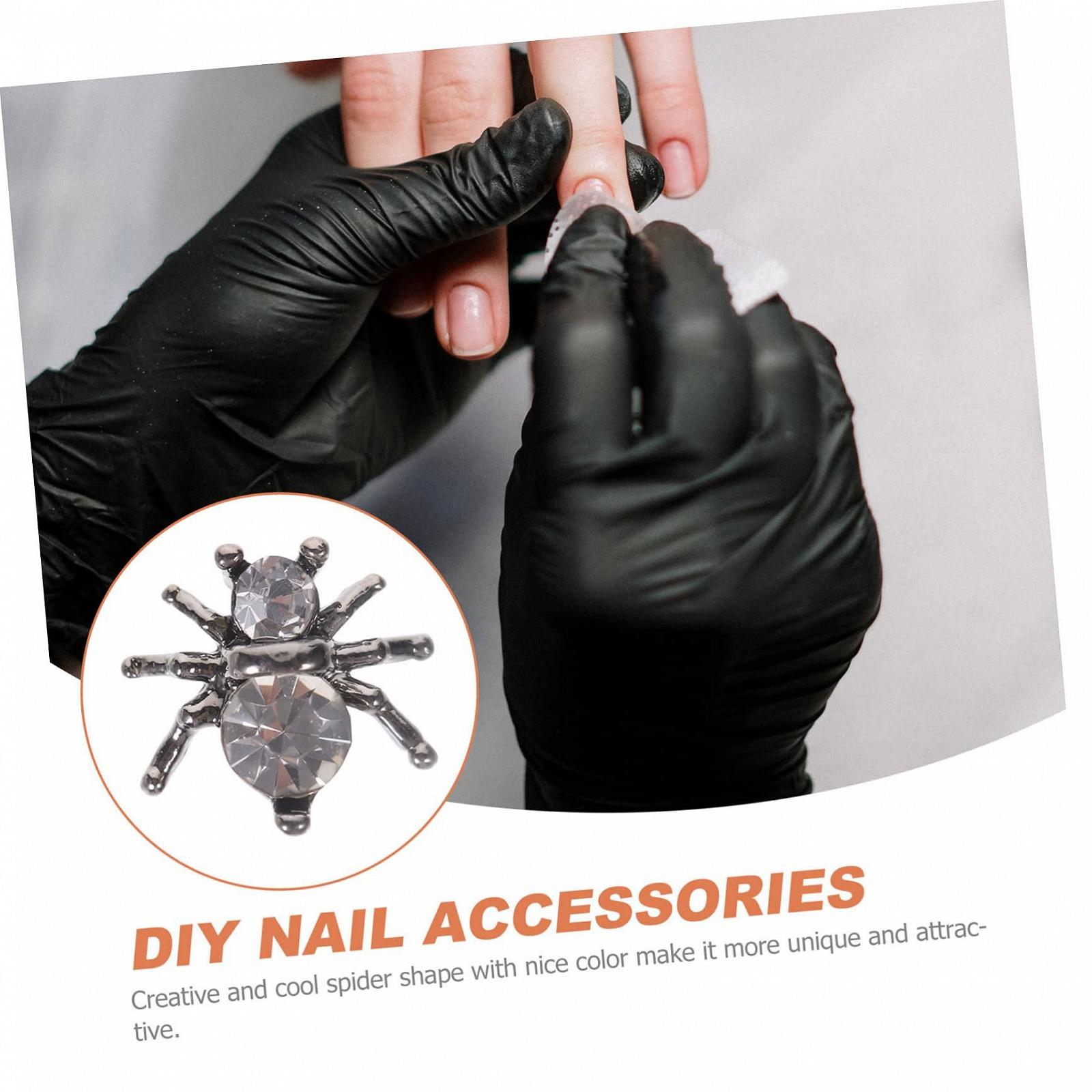 Украшения для ногтей Паук 200шт, фото №6