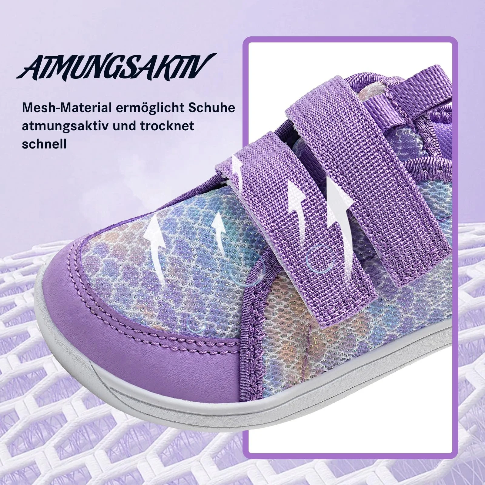 Босоножки IceUnicorn Детские босоножки и девочек Широкие Минималистичные Аквашузы Кроссовки для трейлраннинга Пляжная обувь, фото №3