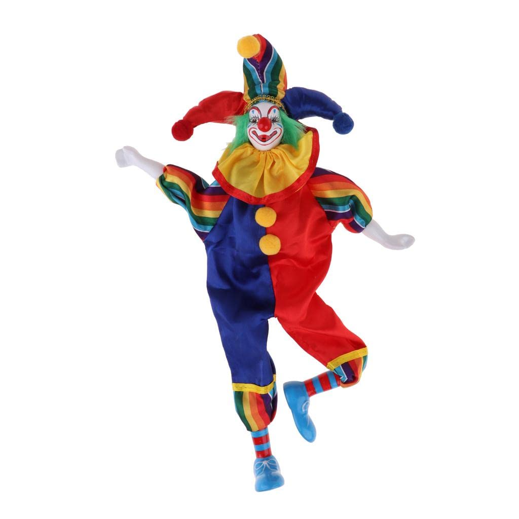 Кукла Perfeclan Clown Doll Harlequin Porcelain 38 см, фото №7