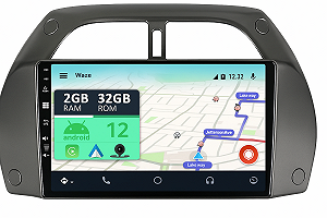 Штатная автомагнитола YUNTX для Toyota RAV4 (2001-2006) / 9" / Сенсорная / 2/32Гб / Android 12 / Apple CarPlay / Android Auto / Bluetooth / WI-FI / USB / DAB - Фото 1