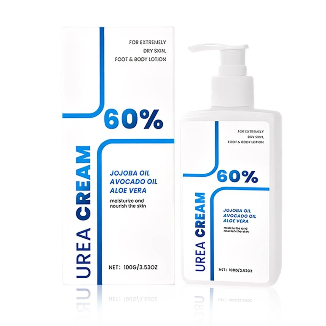 Крем для ног и рук Urea Cream 60% Reparaturcreme Maximale Stärke, фото №1